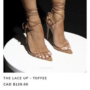 Billini x Rozalia lace up heels